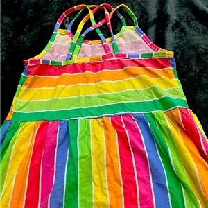 Colorful Striped Sleeveless Dress